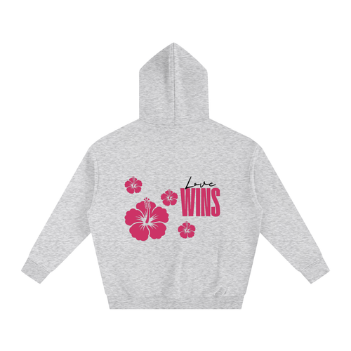 Love Wins Hoodie — Black Lettering