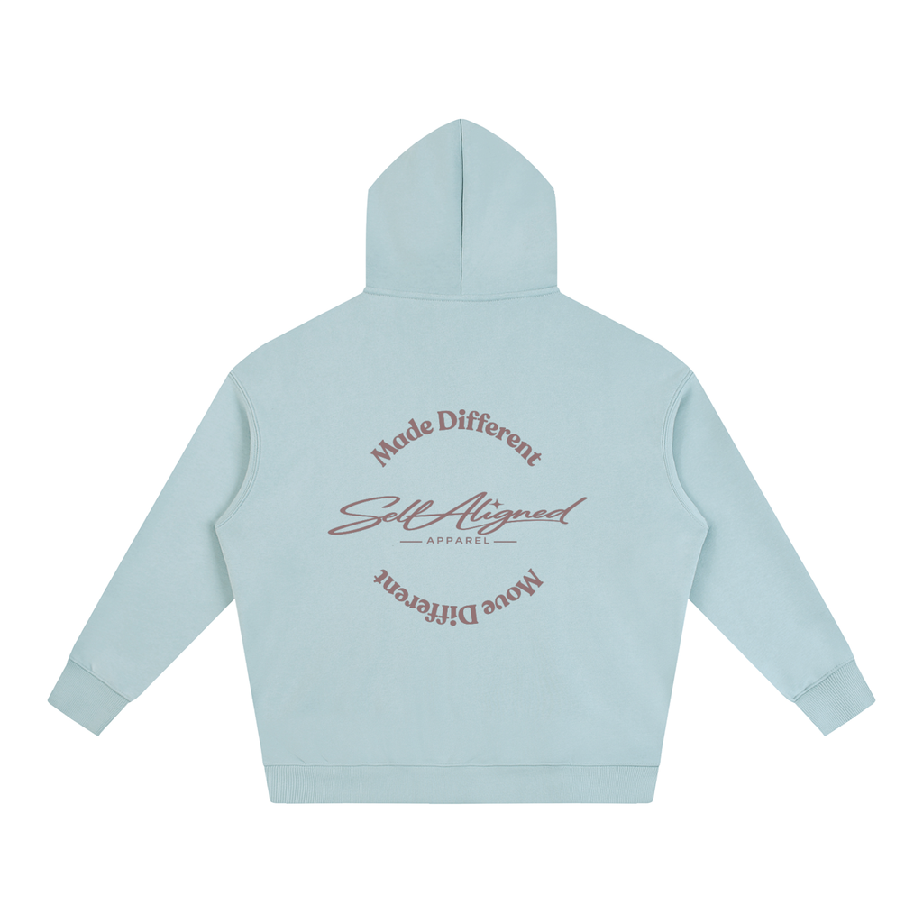 Made Different Move Different Hoodie - Back - Light Blue