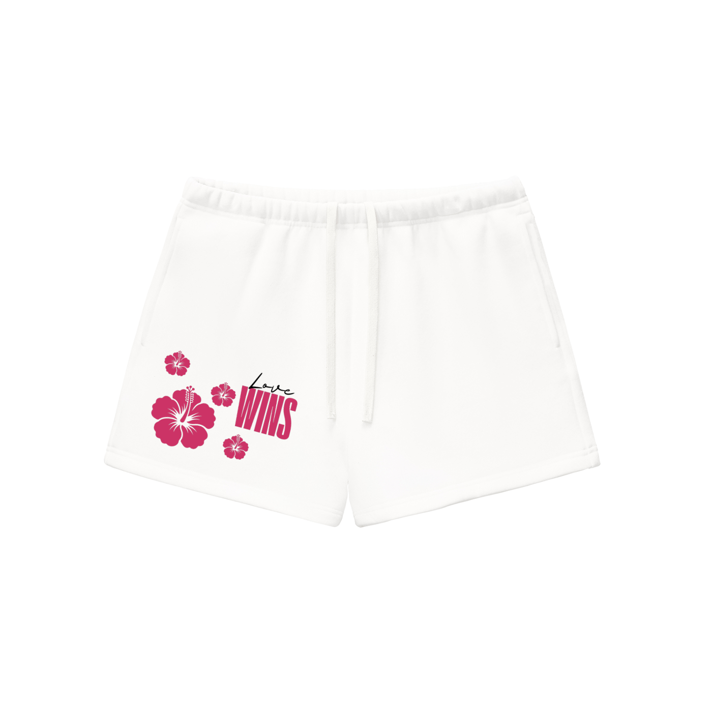 Love Wins,Fleece Sweatshorts,Essential Bottoms,Everyday Comfort,Casual Streetwear,Women’s Sweatshorts,Soft Fleece Shorts,Self Aligned Apparel