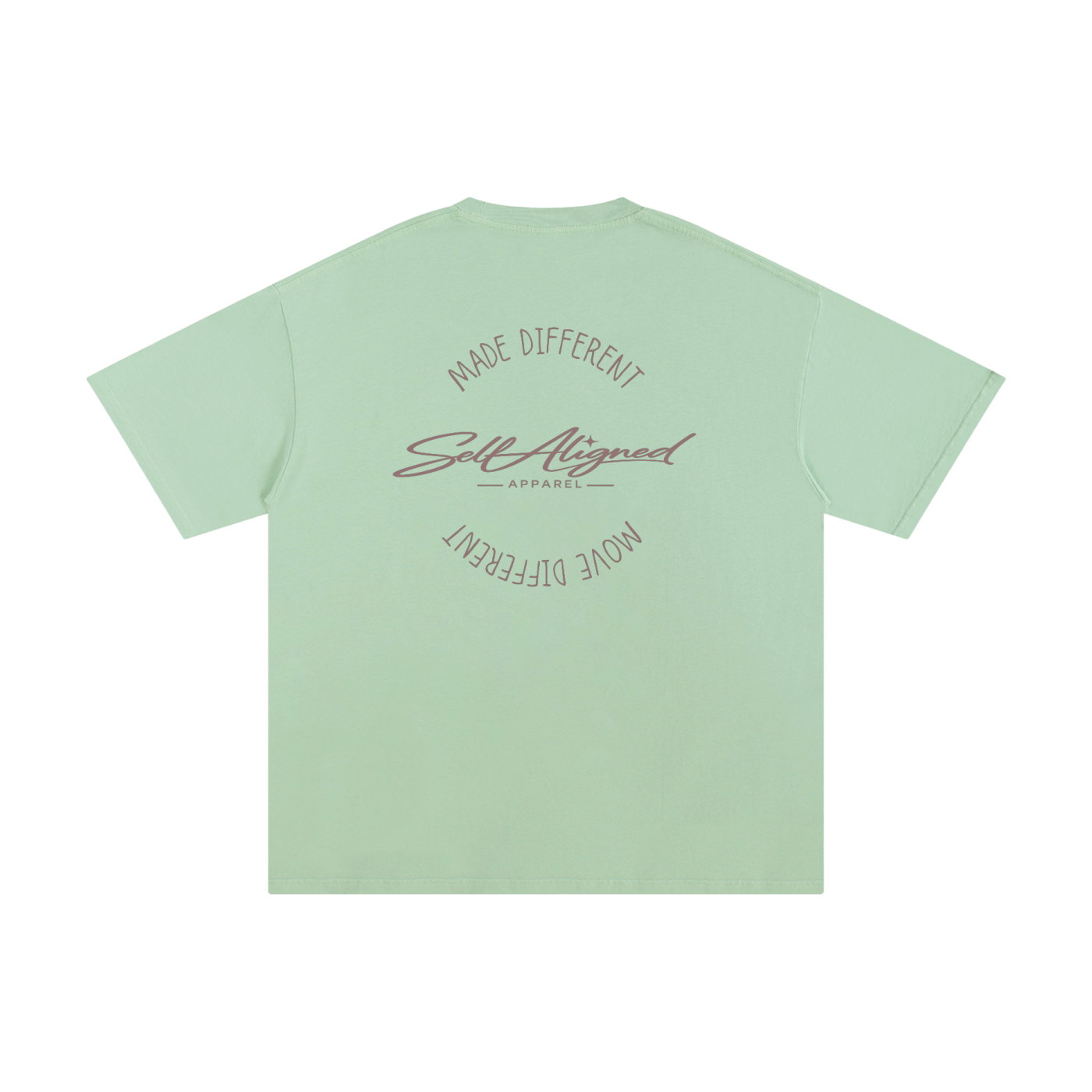 Made Different Move Different Tee - Back - Light Green