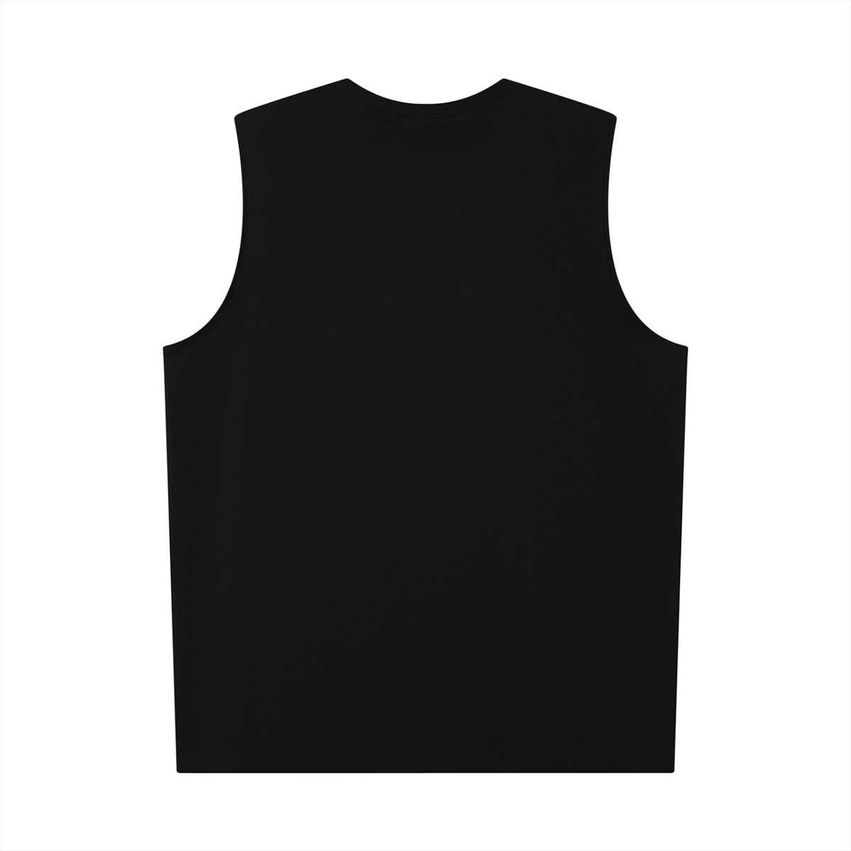 Self Aligned Script Cotton Tank Top - back view