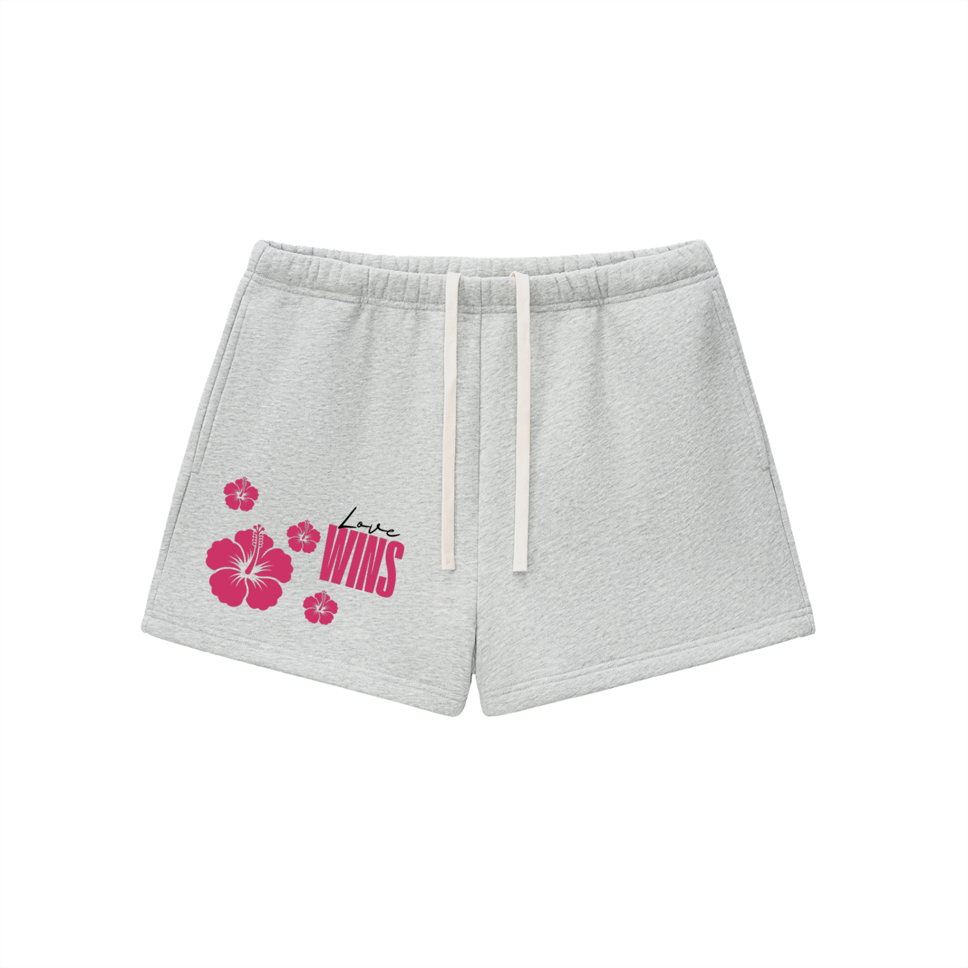Love Wins,Fleece Sweatshorts,Essential Bottoms,Everyday Comfort,Casual Streetwear,Women’s Sweatshorts,Soft Fleece Shorts,Self Aligned Apparel