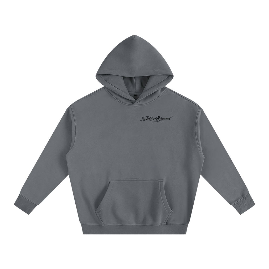 Love Wins Hoodie — Black Lettering - Front - Gray