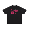 Love Wins,Hibiscus Floral Tee,Pink Floral T-Shirt,Pure Cotton T-Shirt,Inspirational Graphic Tee,Positive Message Shirt,Floral Graphic T-Shirt,Everyday Cotton Tee,Minimalist Statement Shirt,Self Love Apparel