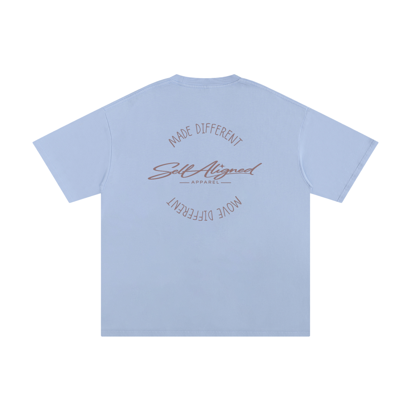 Made Different Move Different Tee - Back - Sky Blue