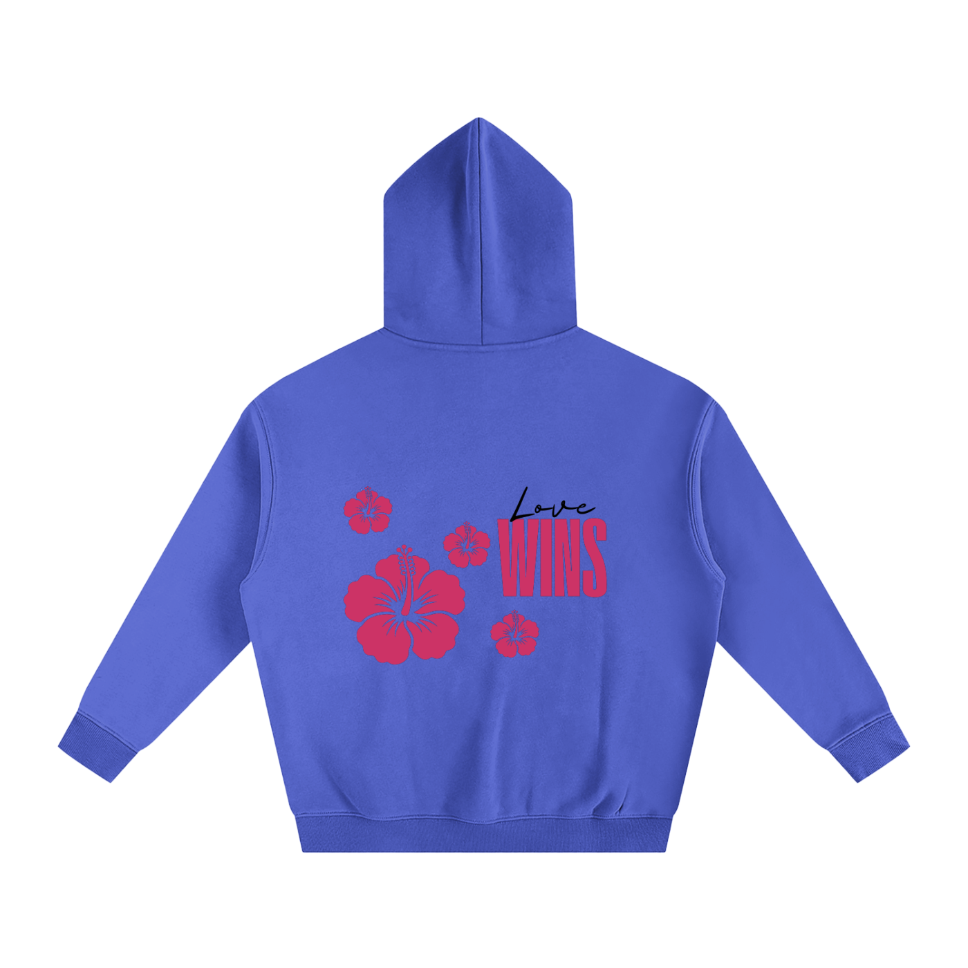 Love Wins Hoodie — Black Lettering