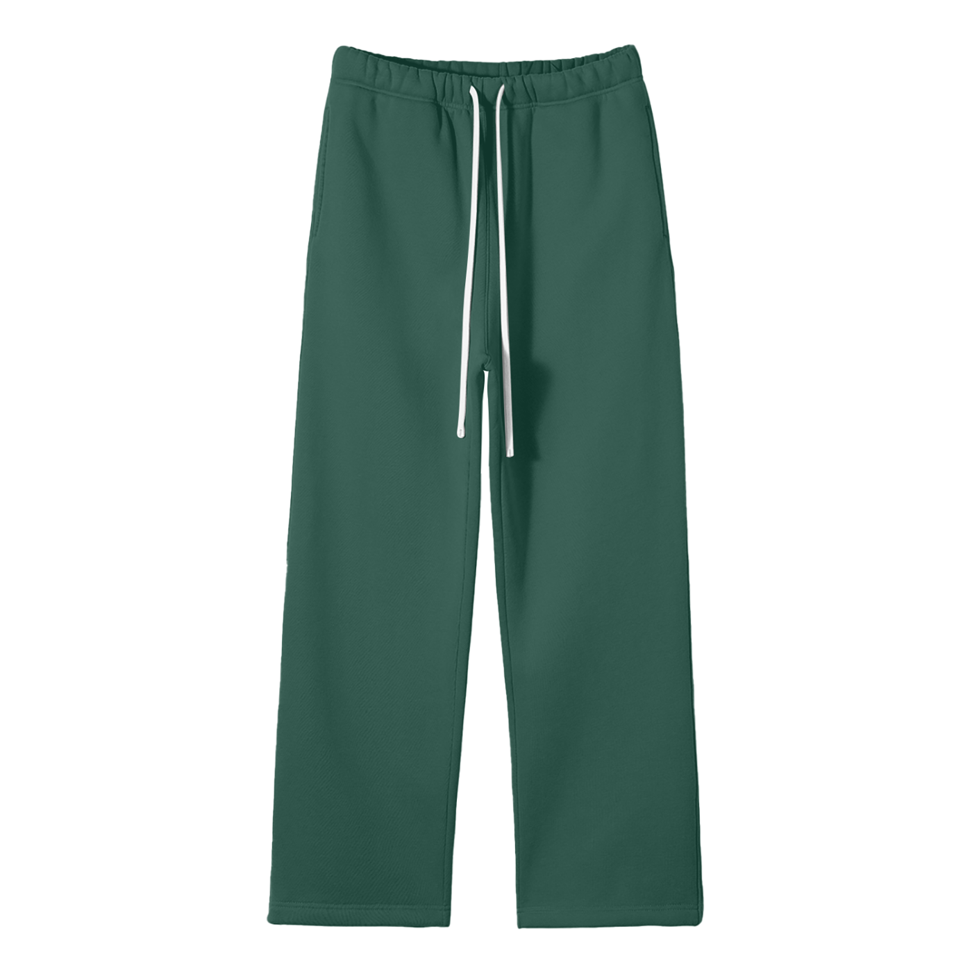 Self Aligned Straight-Leg Sweatpants - Front - Eden Green