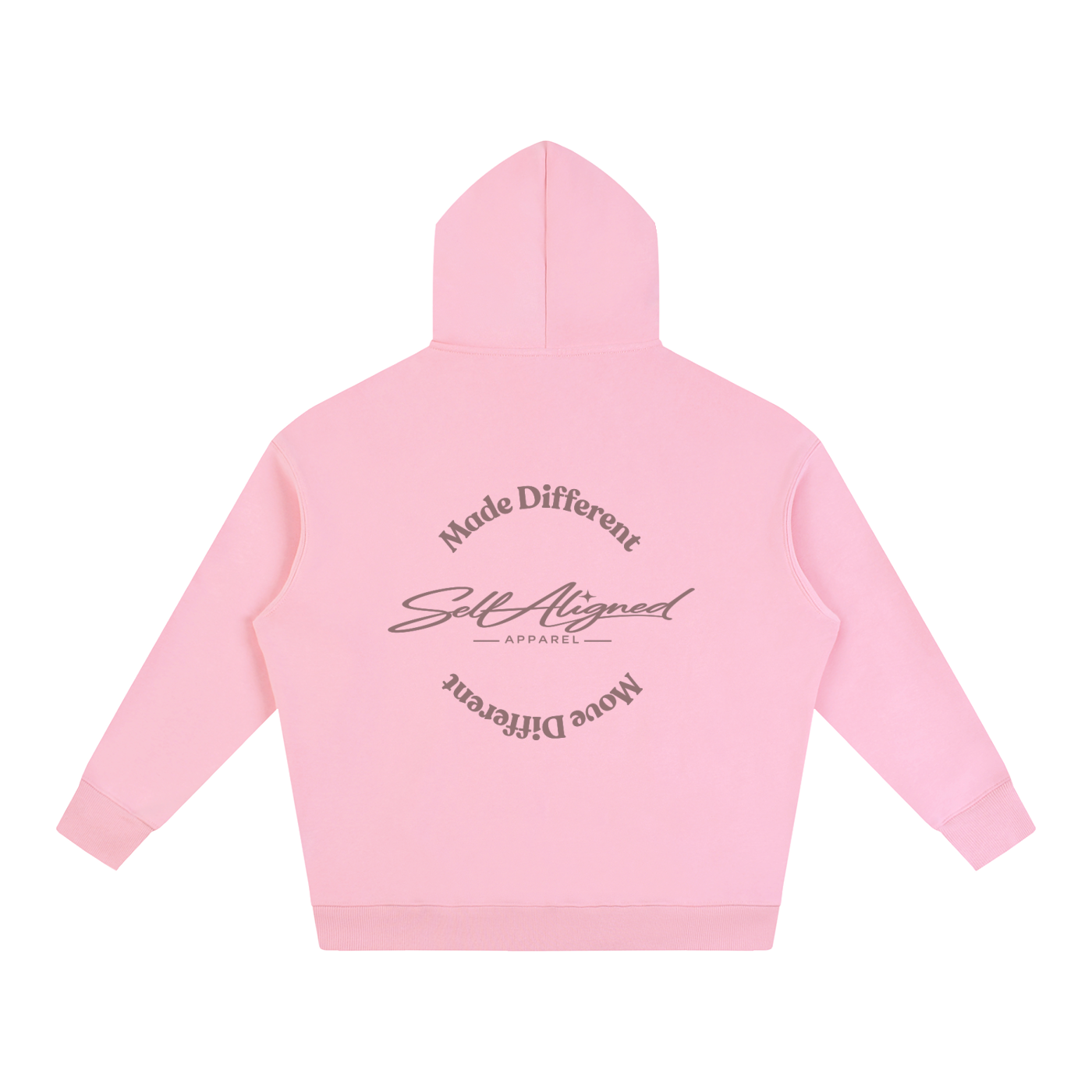 Made Different Move Different Hoodie - Back - Pink