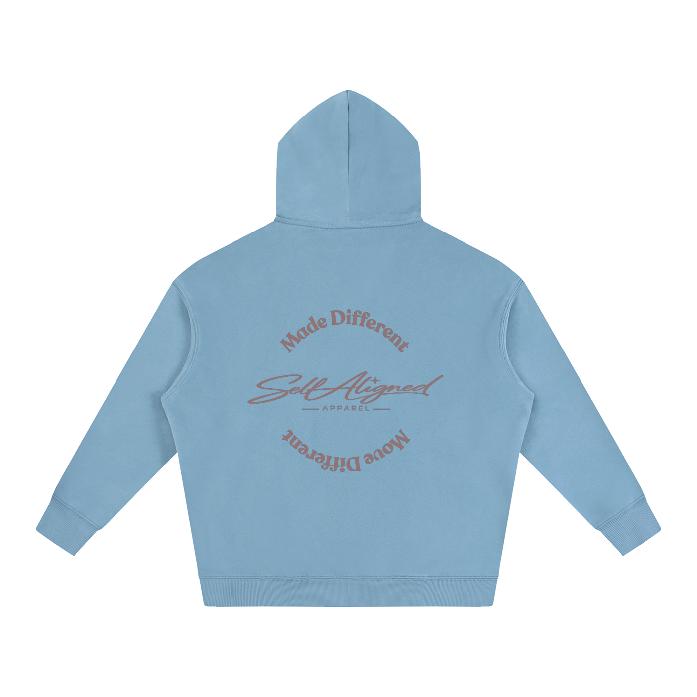 Made Different Move Different Hoodie - Back - Medium Blue