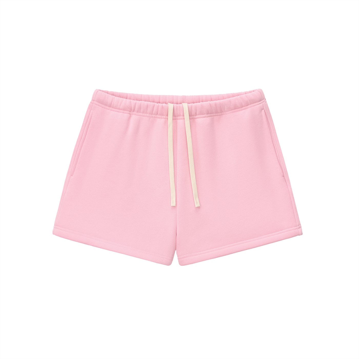 Self Aligned Fleece Sweatshorts - Front - Pink