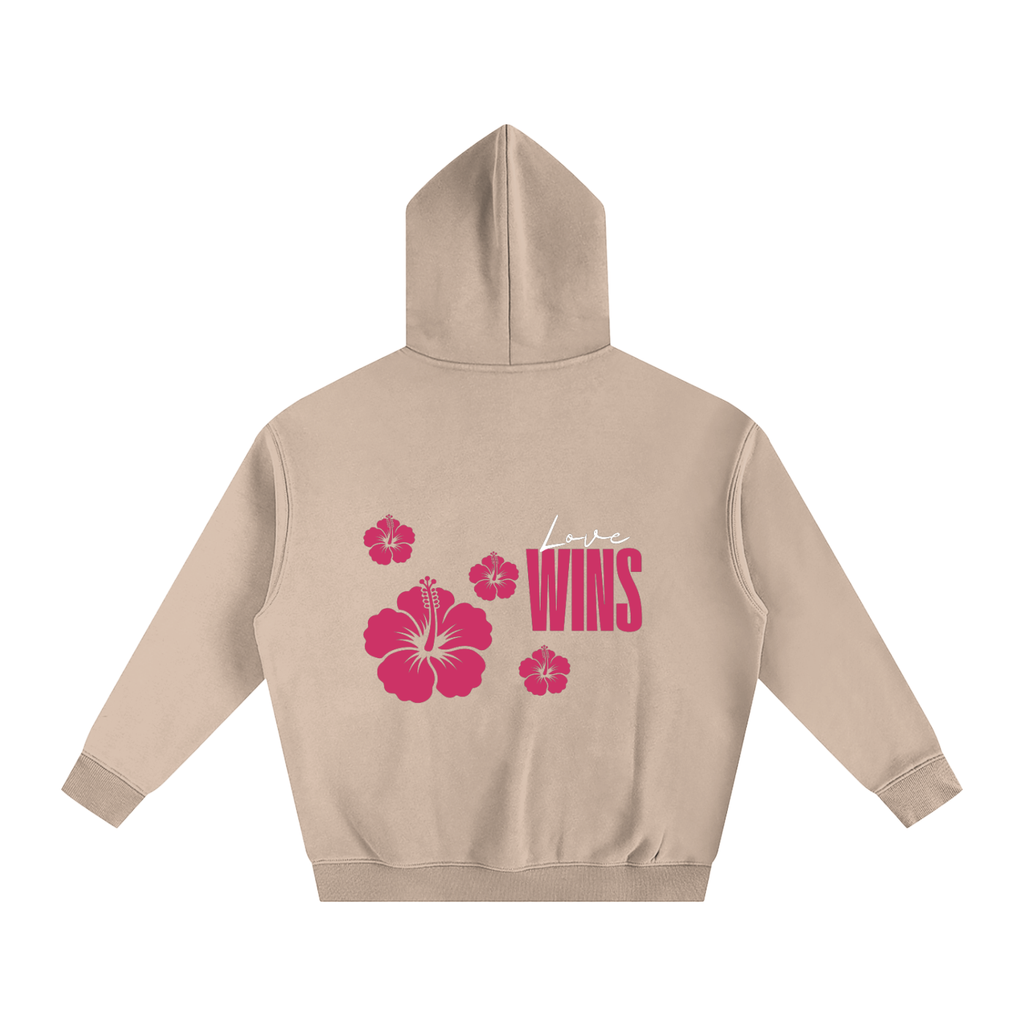 Love Wins Hoodie — White Lettering