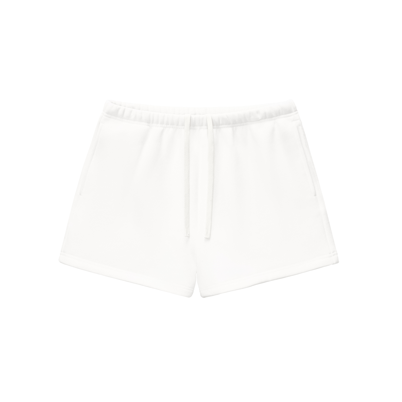 Self Aligned Fleece Sweatshorts - Front - White