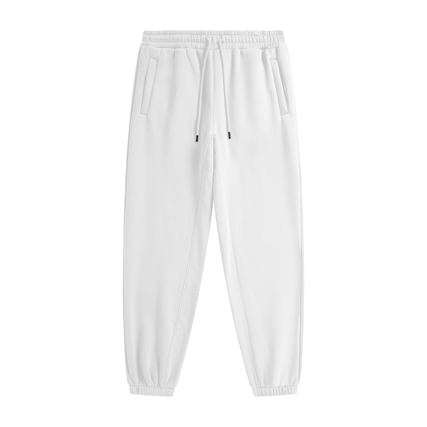 Self Aligned Heavyweight Joggers - Front - White