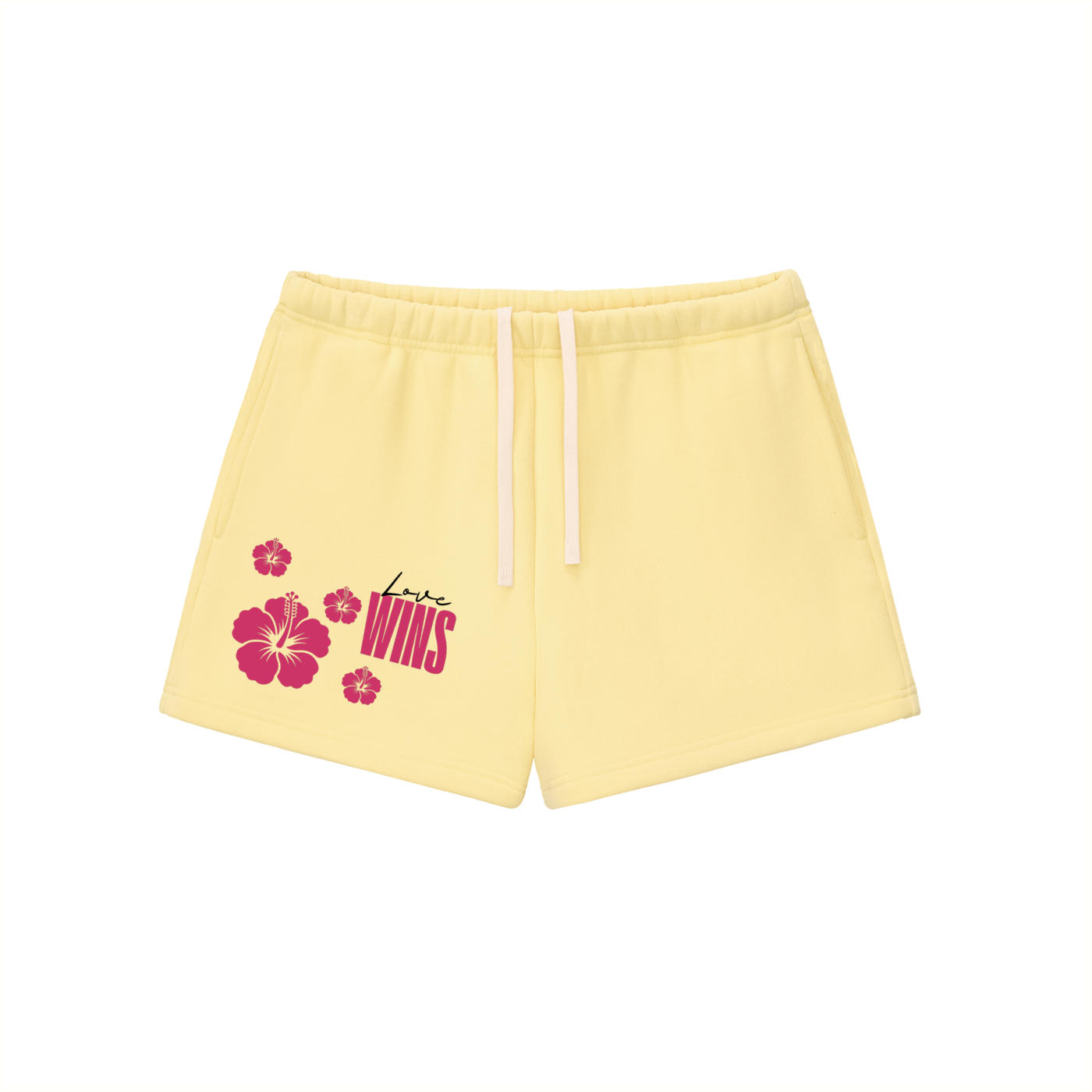 Love Wins,Fleece Sweatshorts,Essential Bottoms,Everyday Comfort,Casual Streetwear,Women’s Sweatshorts,Soft Fleece Shorts,Self Aligned Apparel
